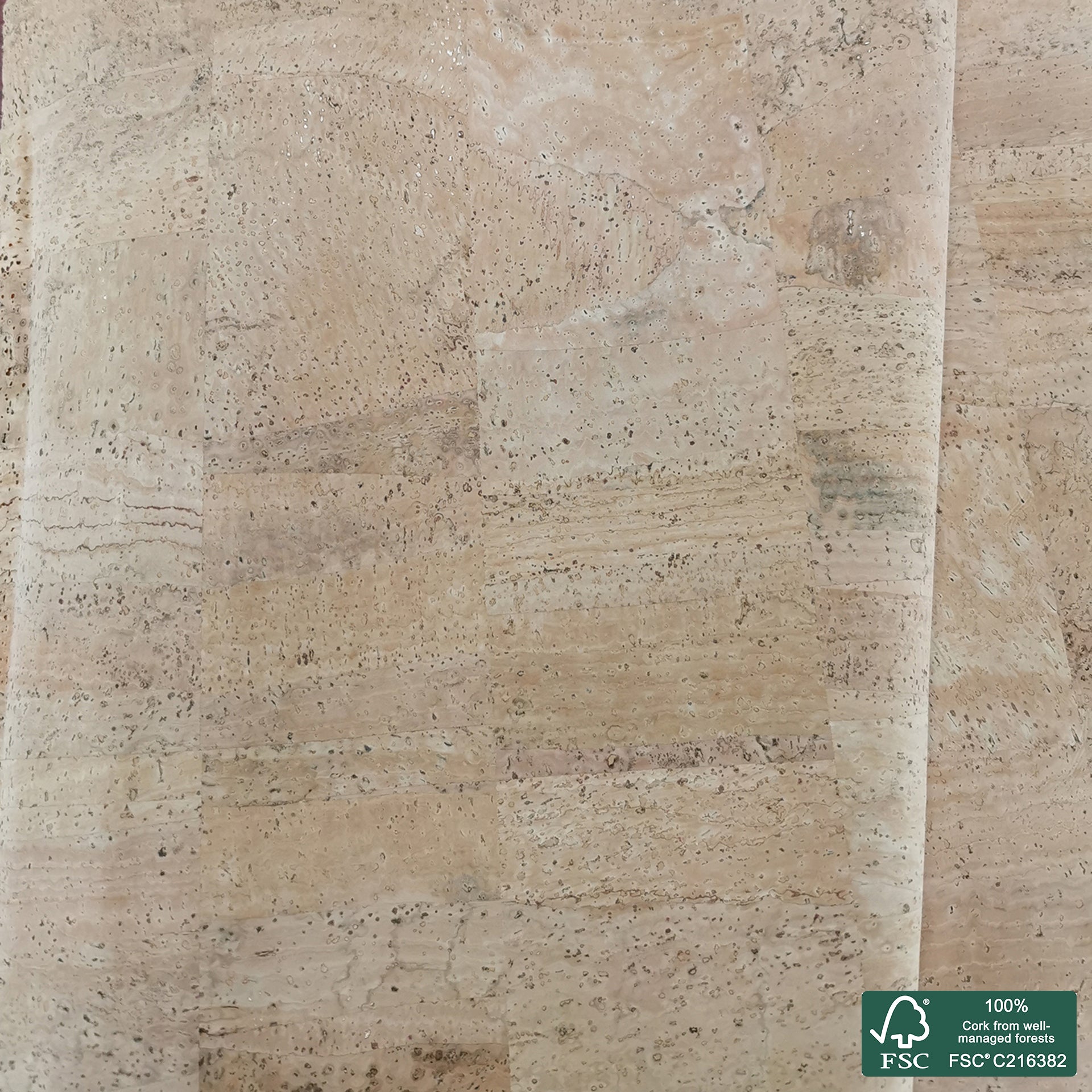 Natural Superior cork fabric