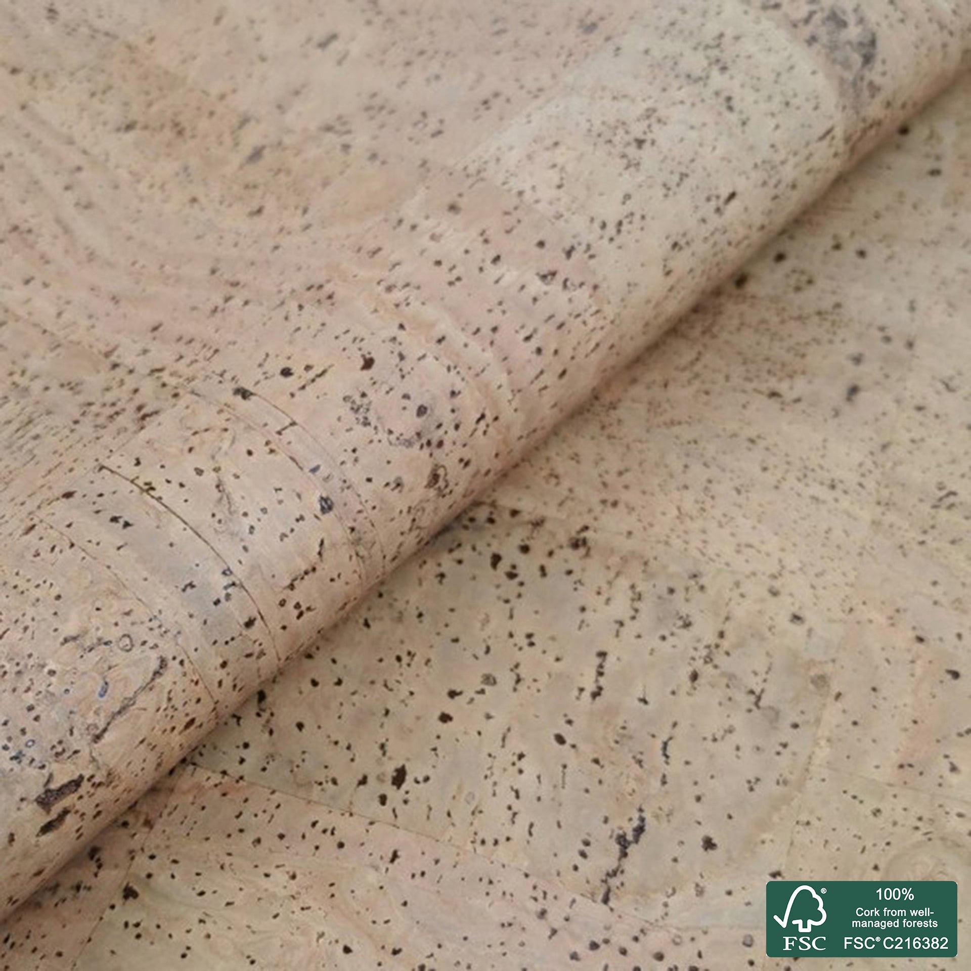 Tabac superior cork fabric