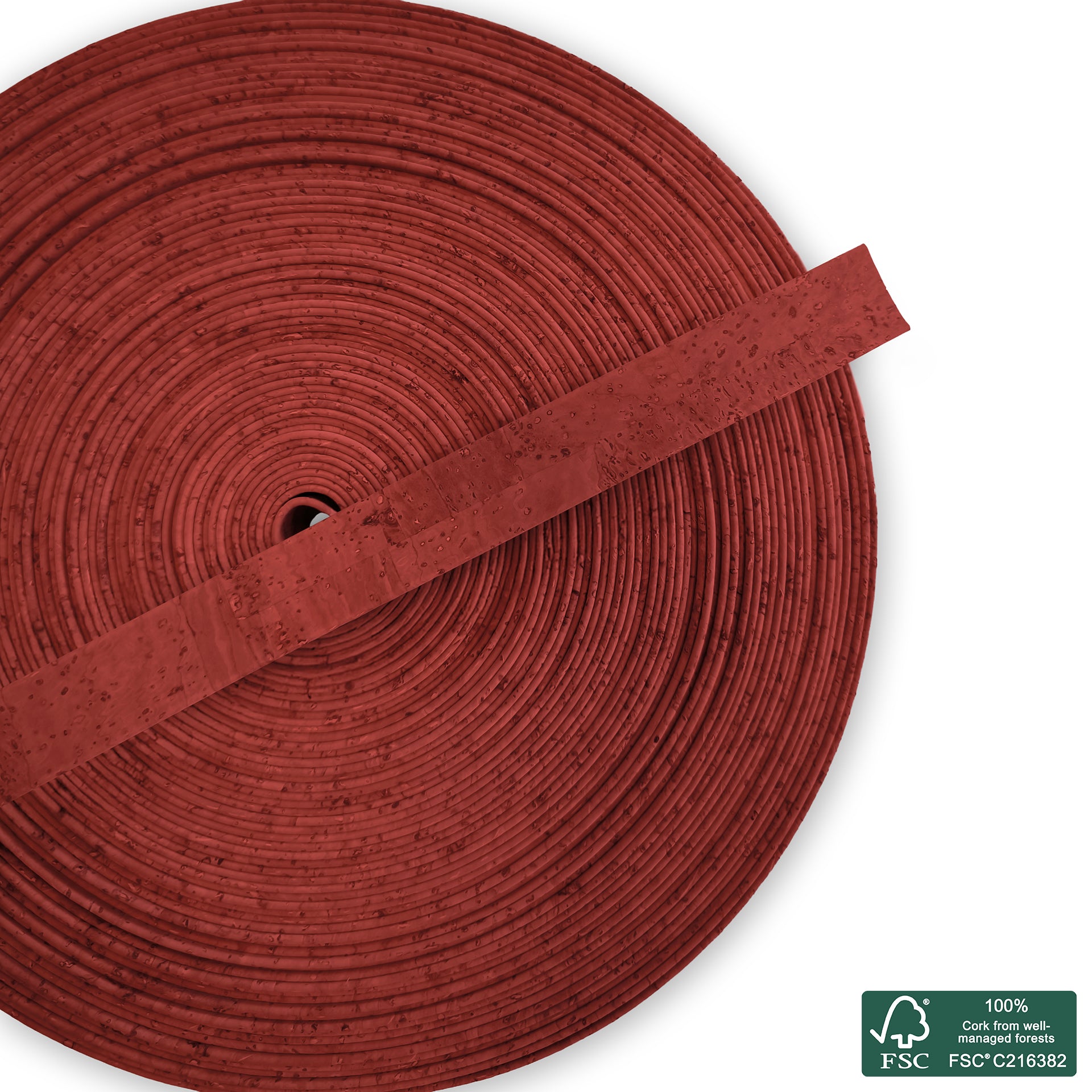 Flat cork cord wine superior