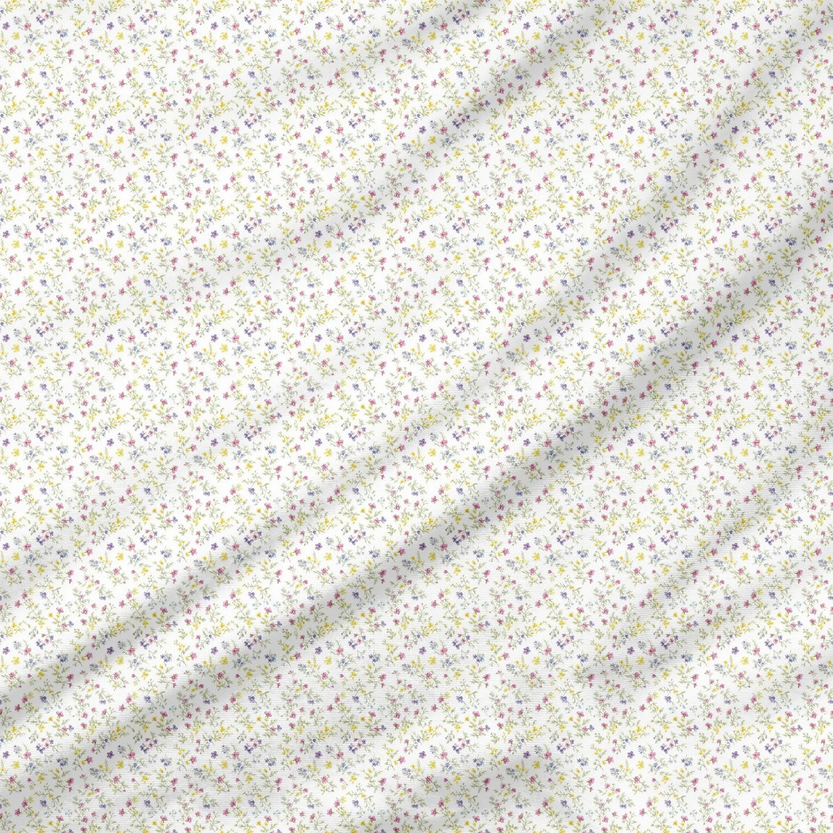 40 Pieces of Wildflowers Printed Percale Cotton Fabric (CHP001)