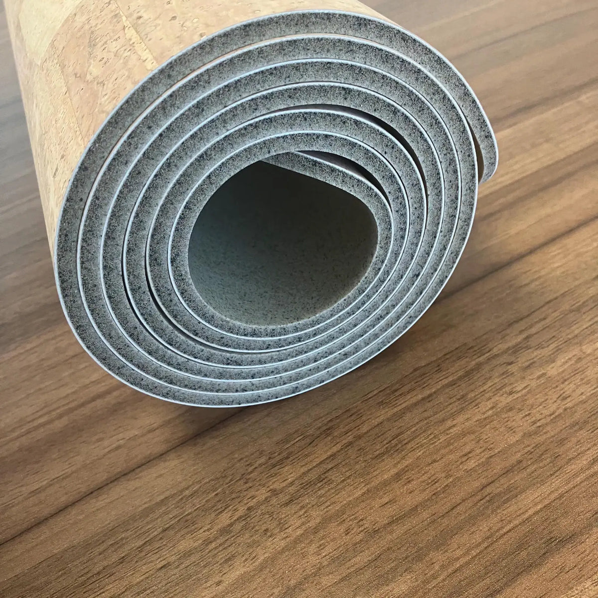Premium Yoga Cork Mat on Natural Superior cork fabric