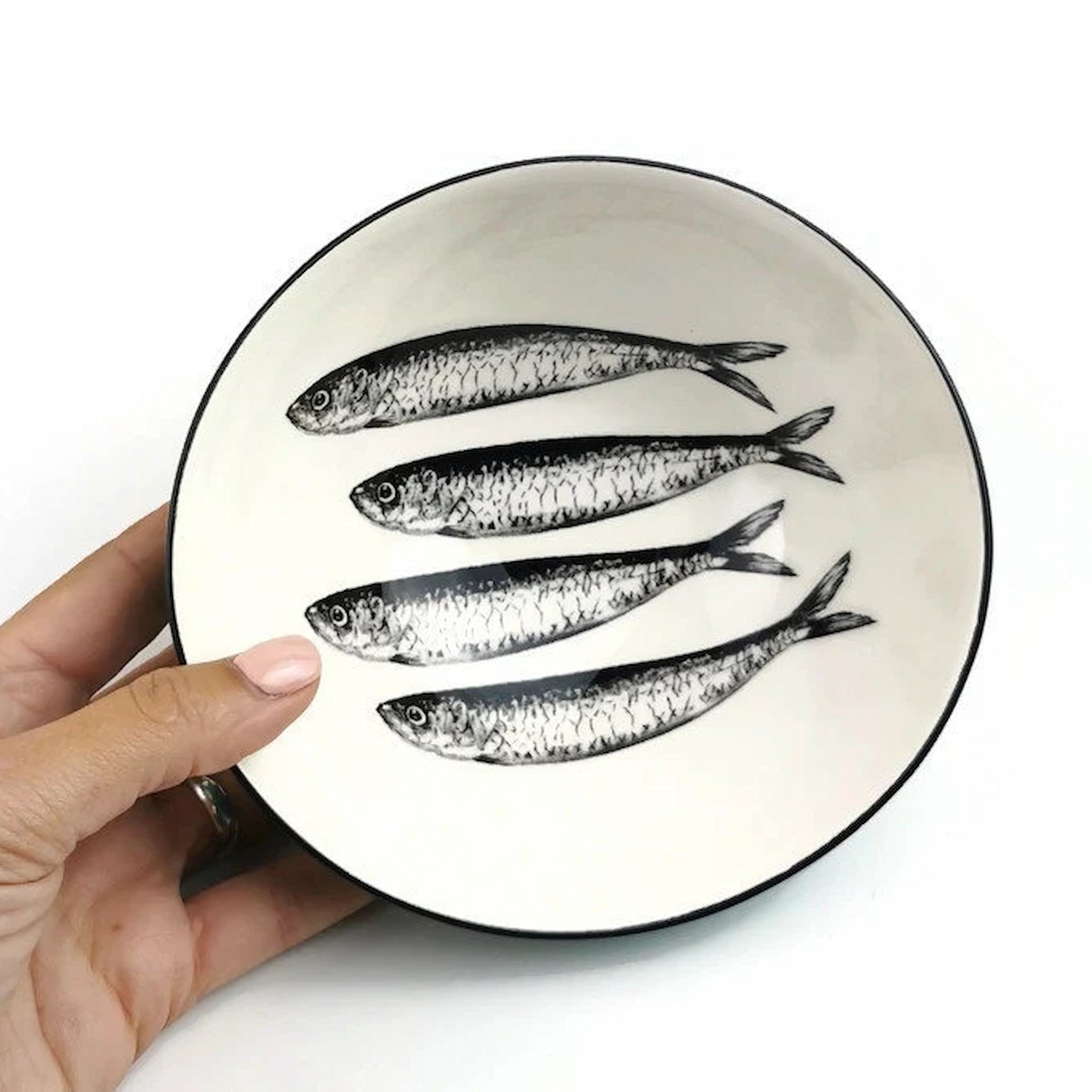 Green aqua ceramic bowl