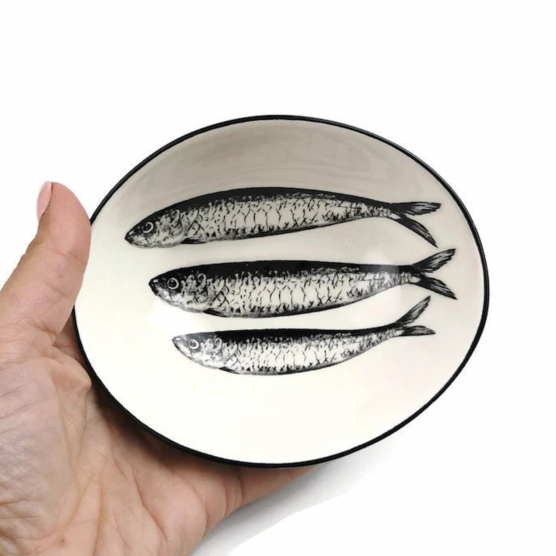 Green aqua ceramic bowl