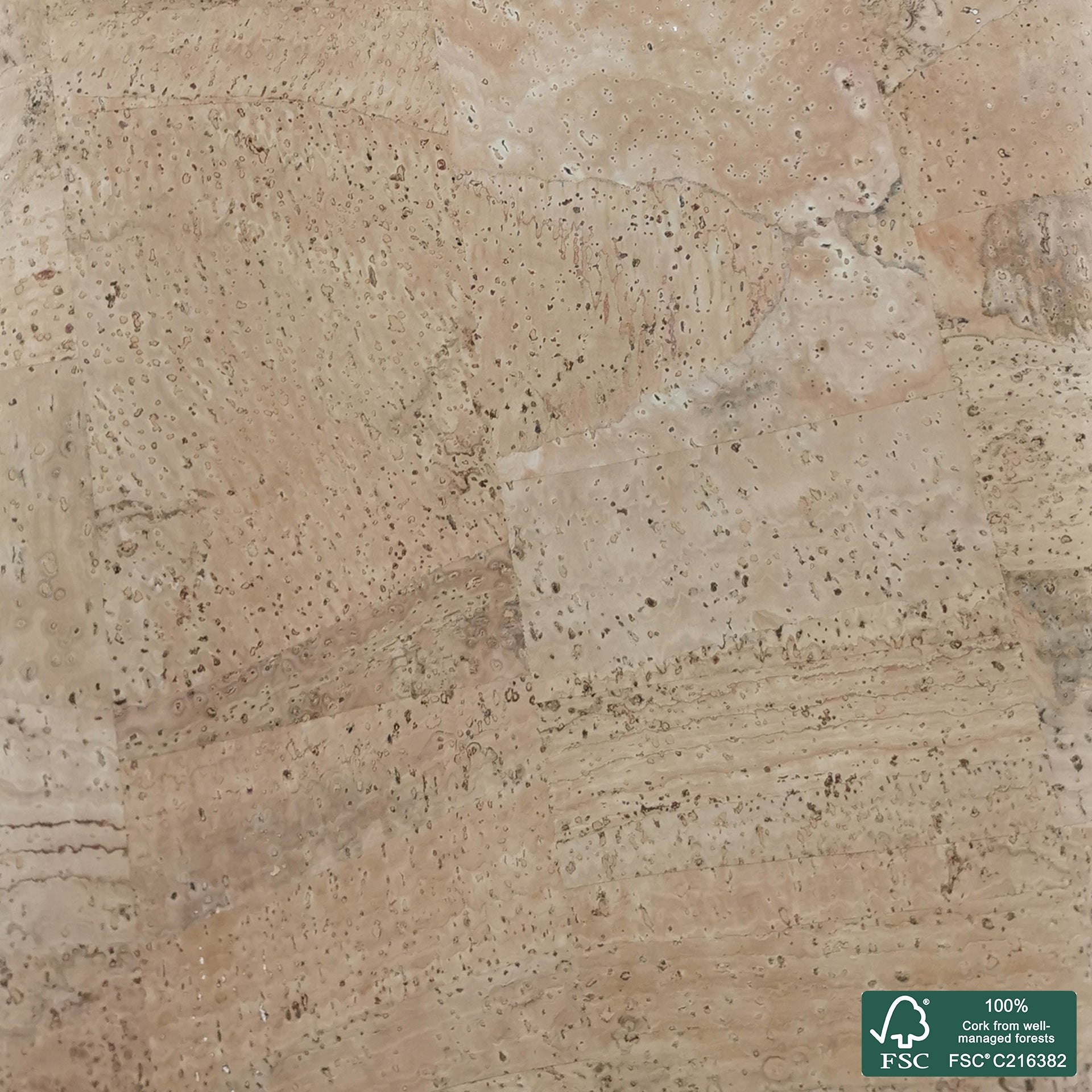 Natural Superior cork fabric