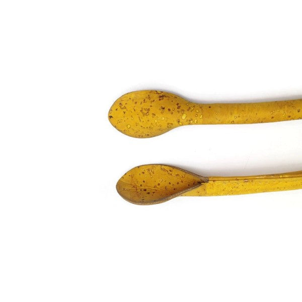 1 Pair of Cork fabric Rolled handbag handles 55cm