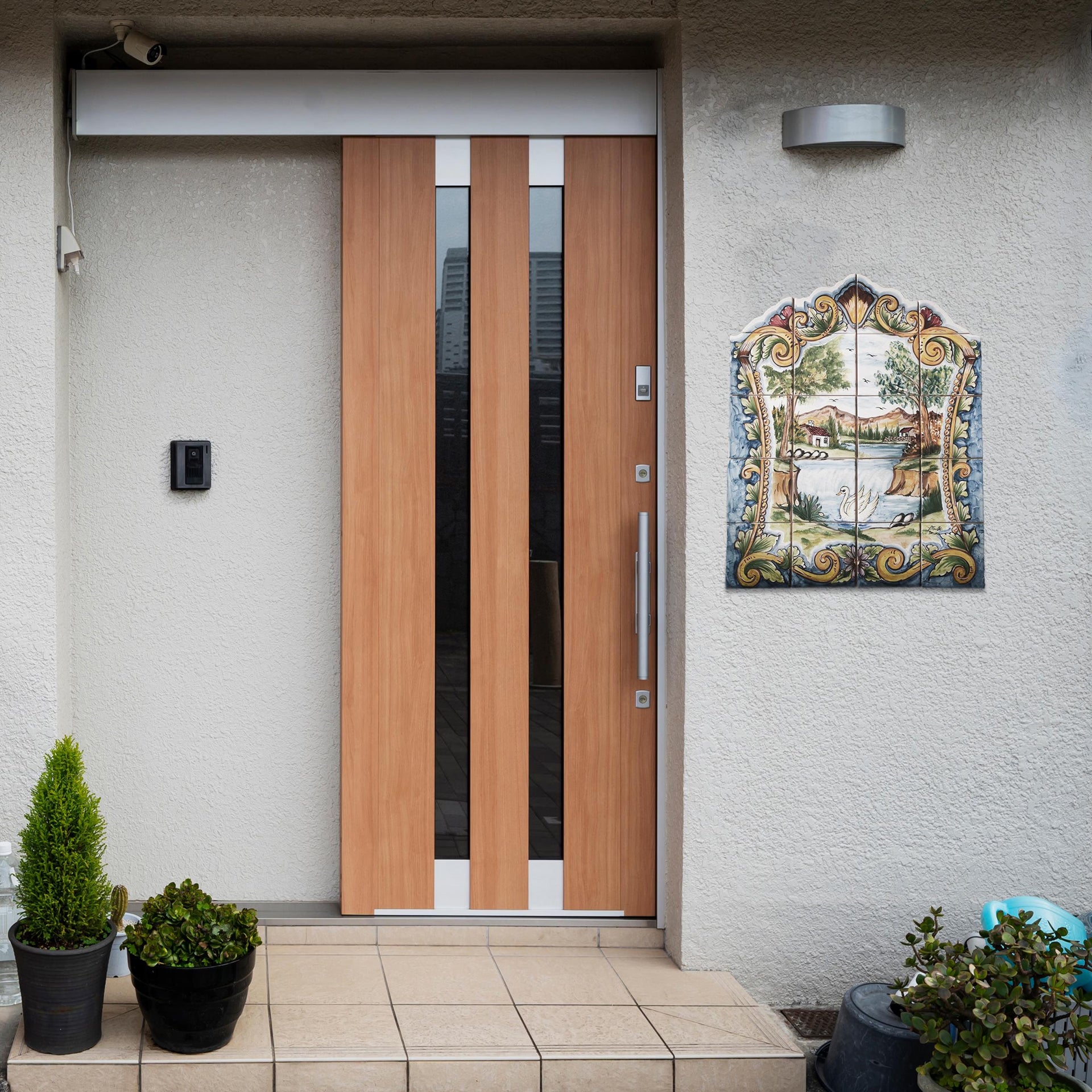 Lake Hand Painted Ceramic Tiles Mural