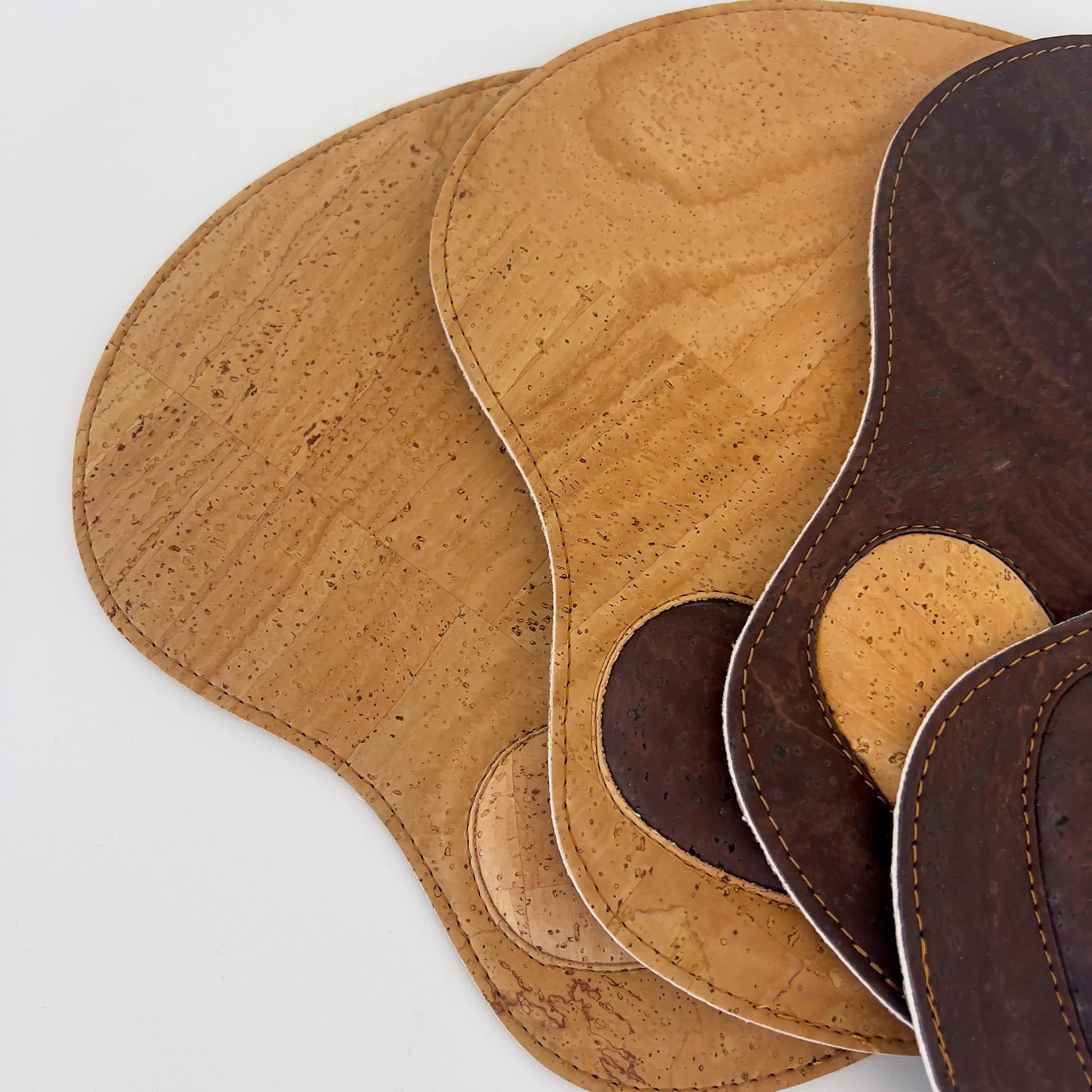 Cork ergonomic mouse pad with wrist support