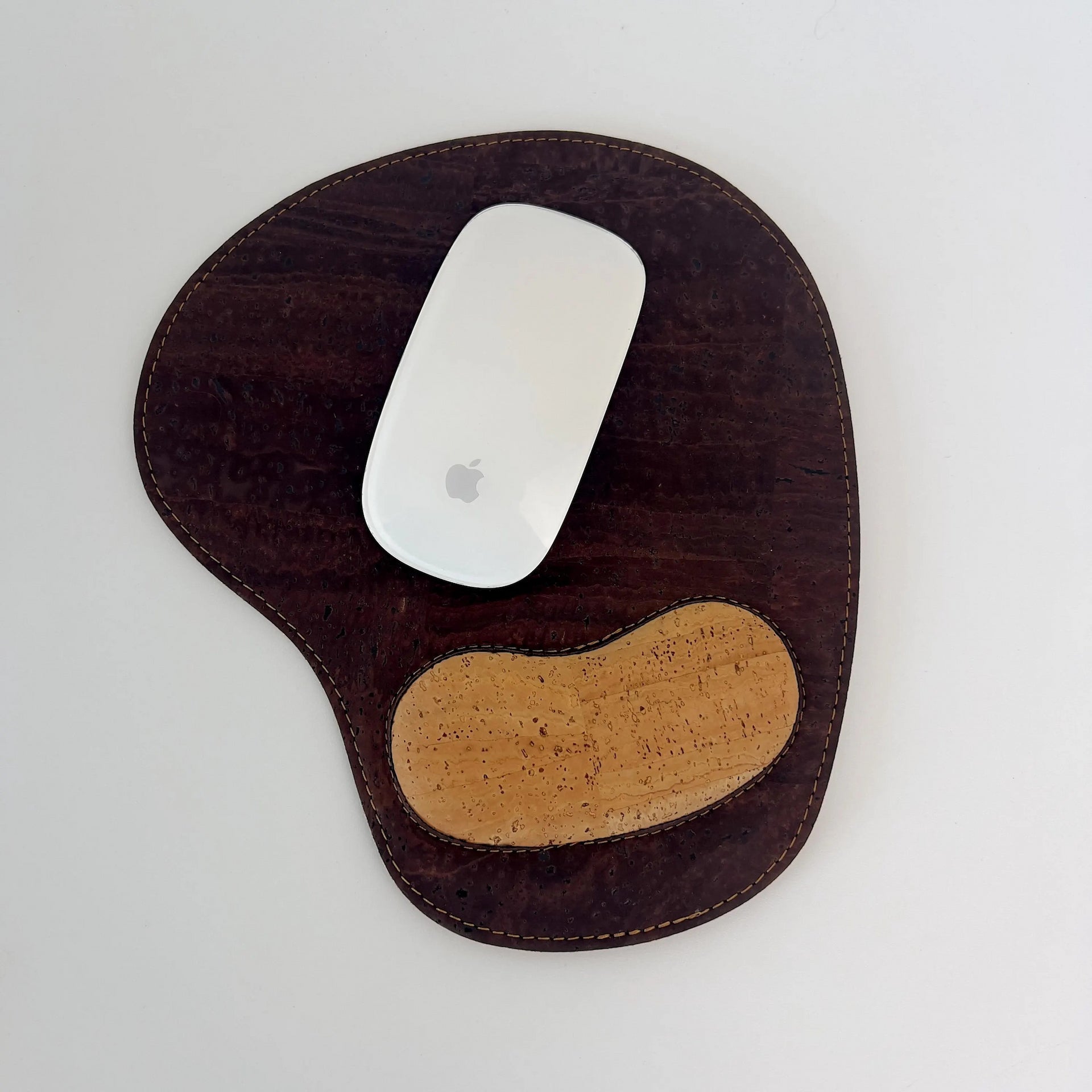 Cork ergonomic mouse pad with wrist support