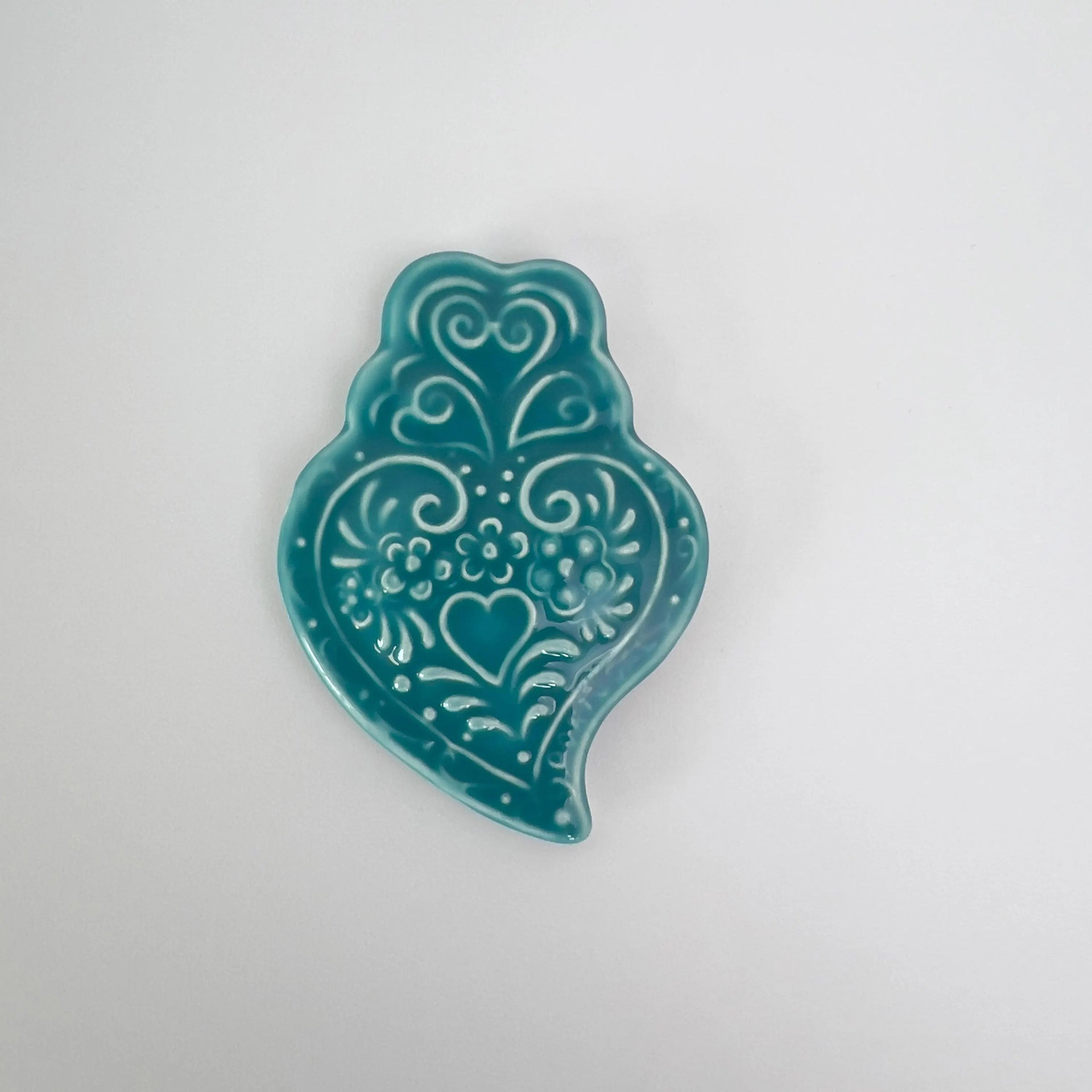 Ceramic Viana do Castelo heart with magnet