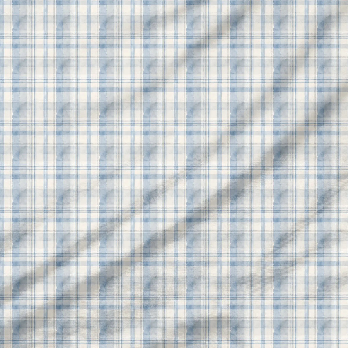 40 Pieces Blue Floral Charm Printed Percale Cotton Fabric (CHP020)