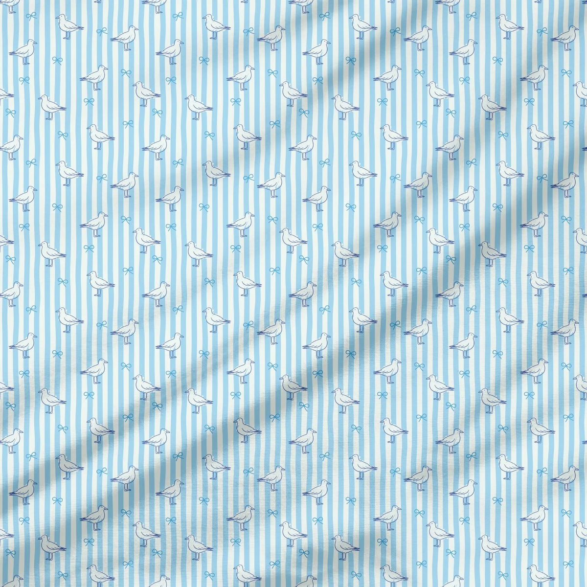 40 Pieces Summer Beach Printed Percale Cotton Fabric (CHP015)