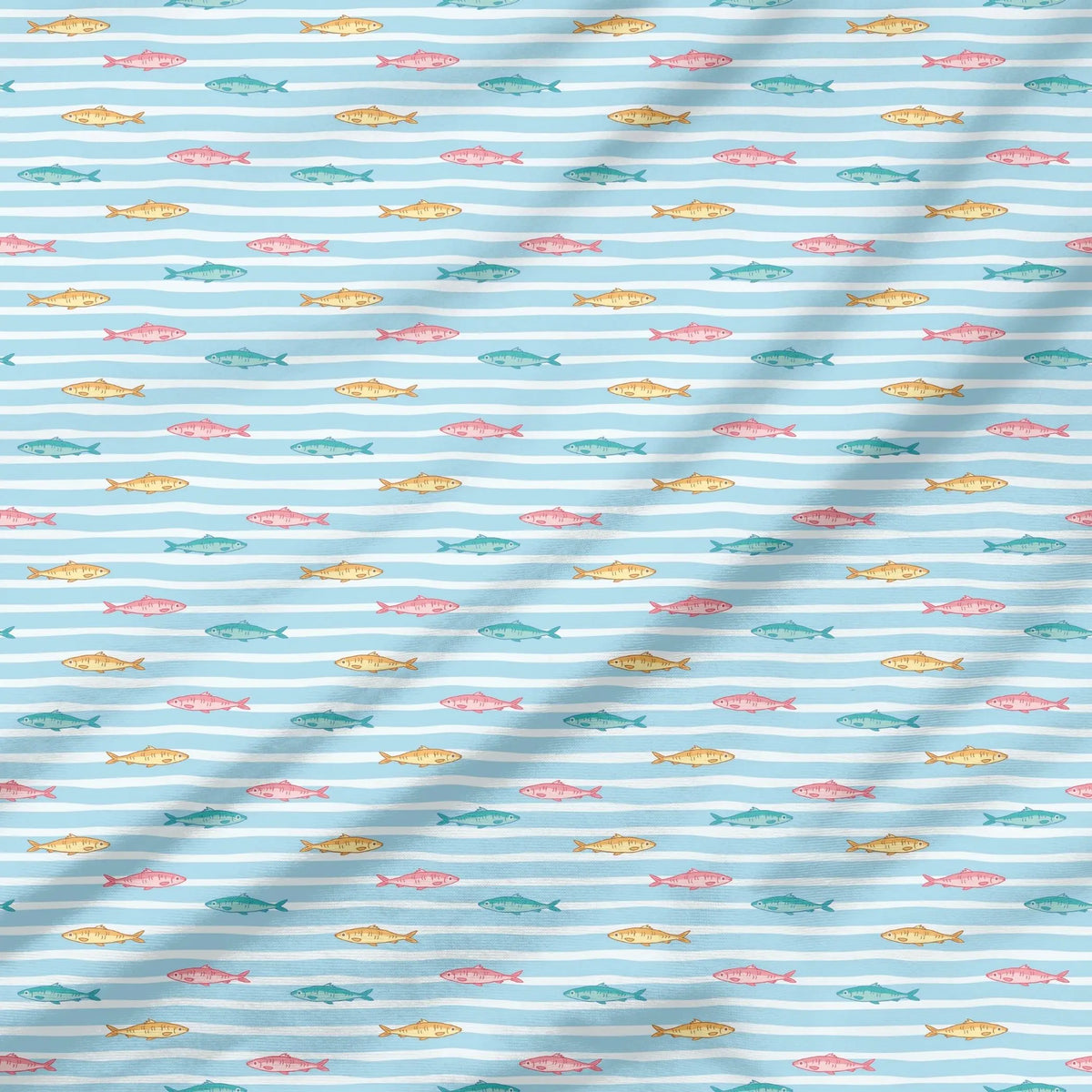 40 Pieces Summer Beach Printed Percale Cotton Fabric (CHP015)