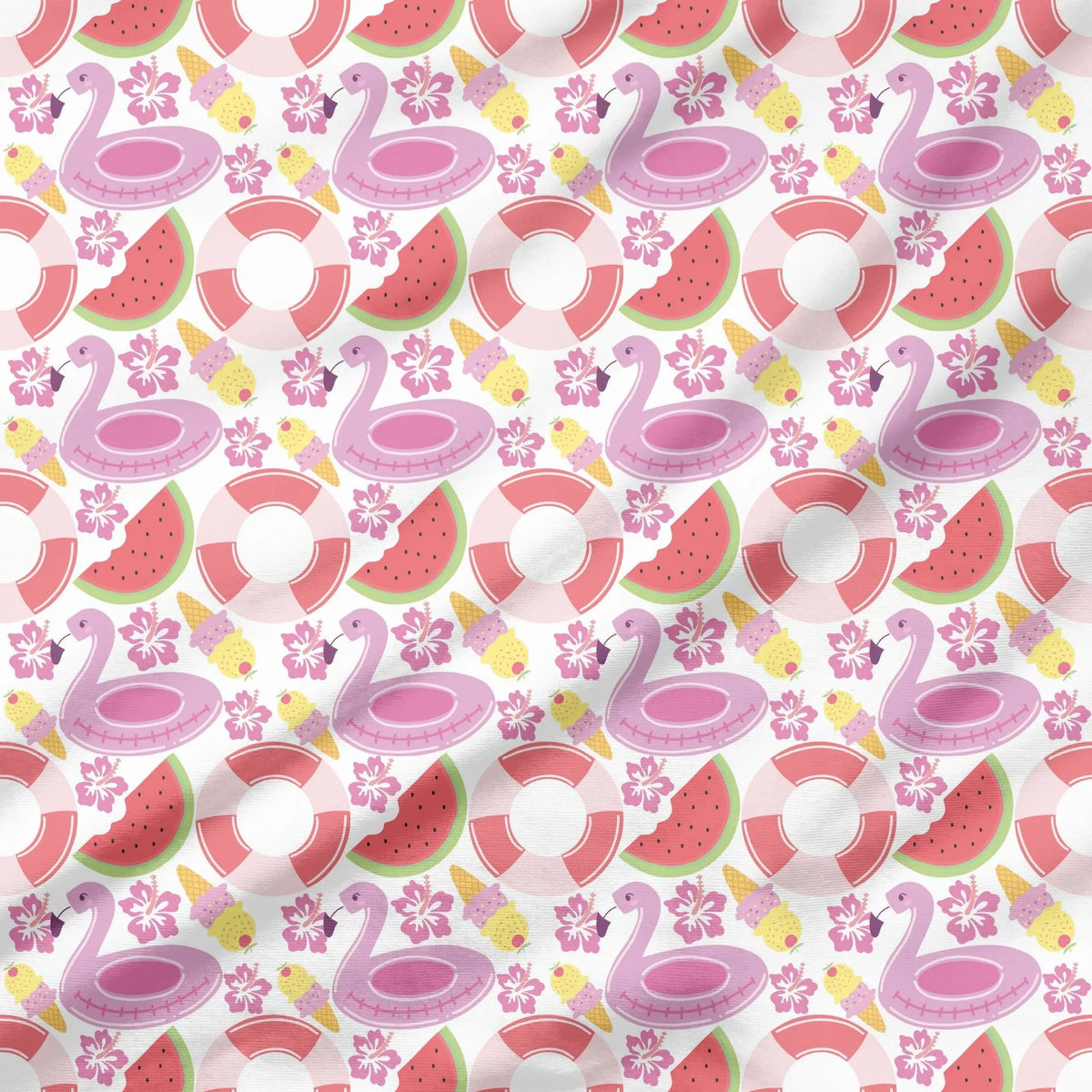 40 Pieces Summer Coastal Printed Percale Cotton Fabric (CHP012)