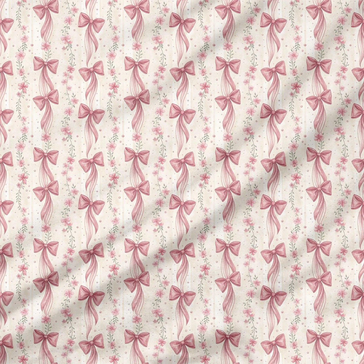 40 Pieces of Watercolor Preppy Love Printed Percale Cotton Fabric (CHP006)