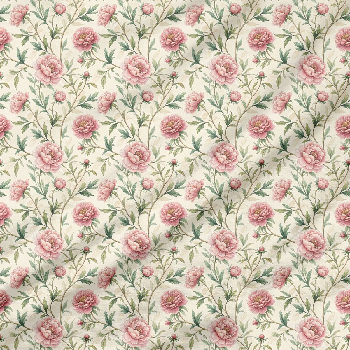 40 Pieces of Watercolor Preppy Love Printed Percale Cotton Fabric (CHP006)