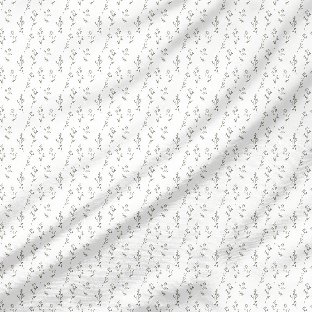 40 Pieces of Wildflowers Printed Percale Cotton Fabric (CHP001)