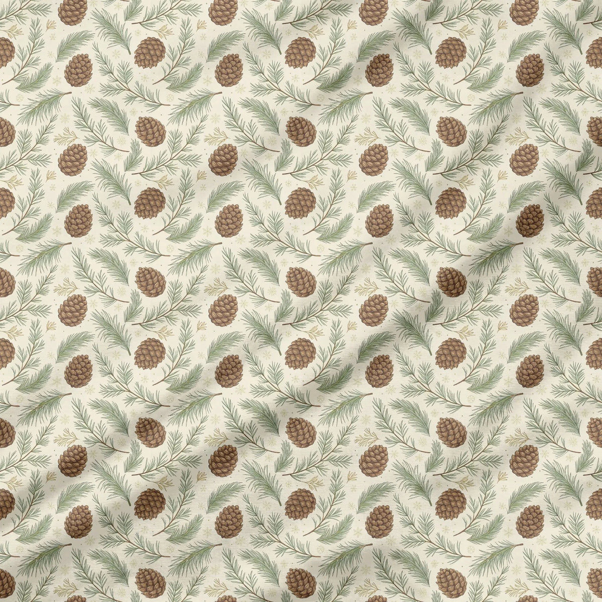 40 Pieces of Winter woodland Printed Percale Cotton Fabric (CHP004)