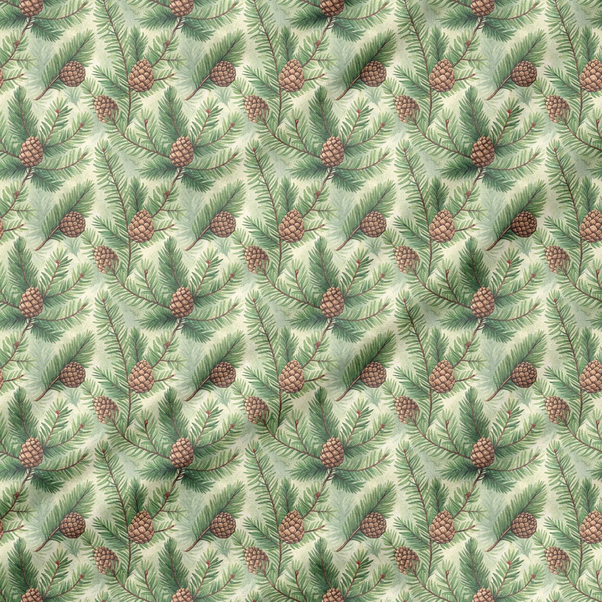 40 Pieces of Winter woodland Printed Percale Cotton Fabric (CHP004)