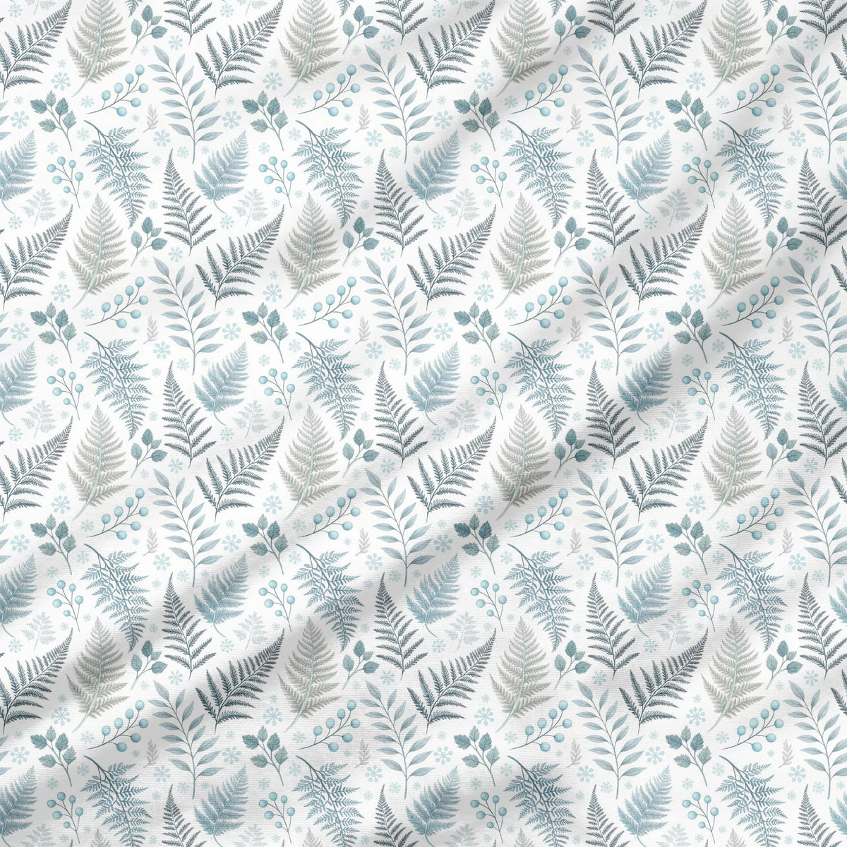 40 Pieces of Winter woodland Printed Percale Cotton Fabric (CHP004)