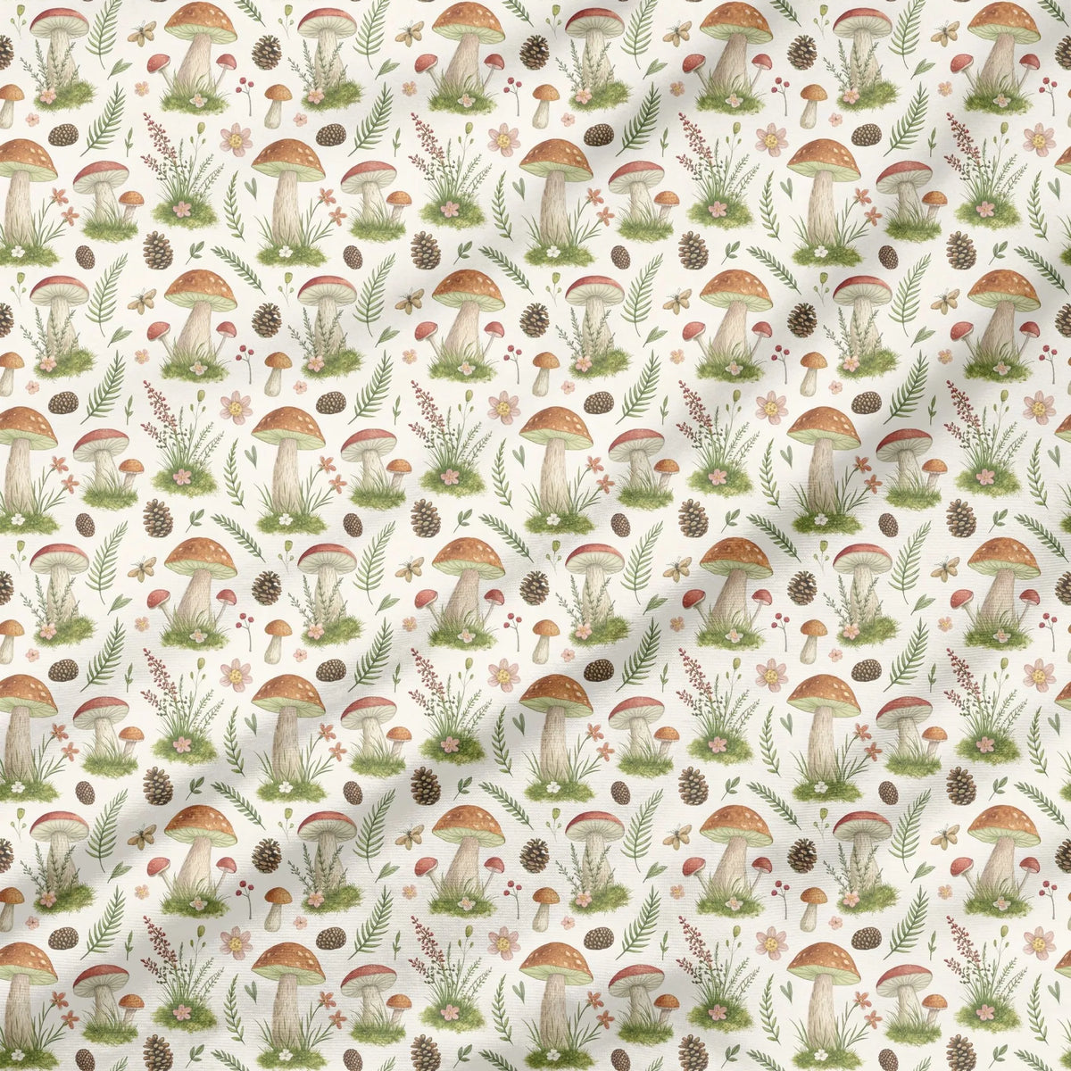 40 Pieces of Winter woodland Printed Percale Cotton Fabric (CHP004)