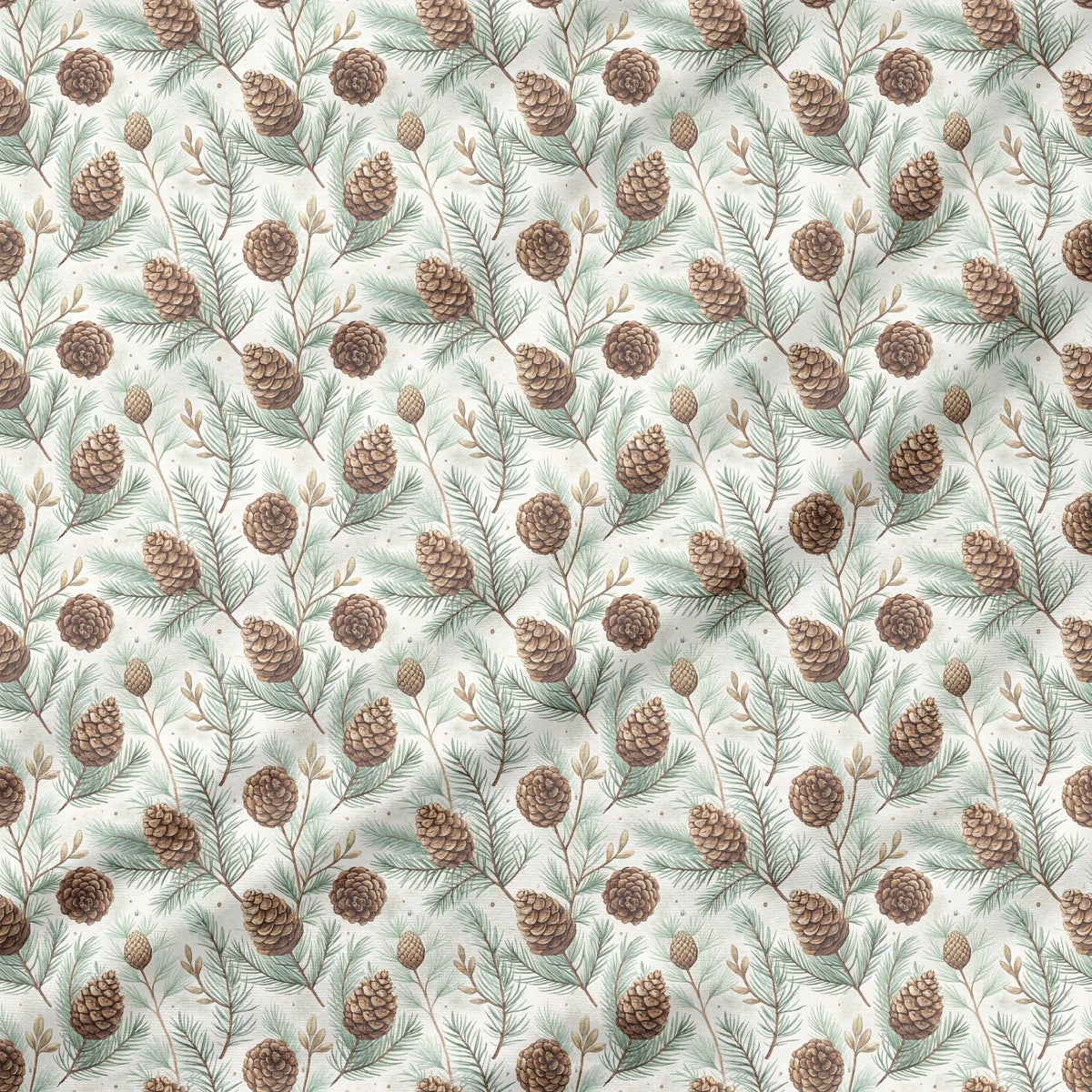 40 Pieces of Winter woodland Printed Percale Cotton Fabric (CHP004)