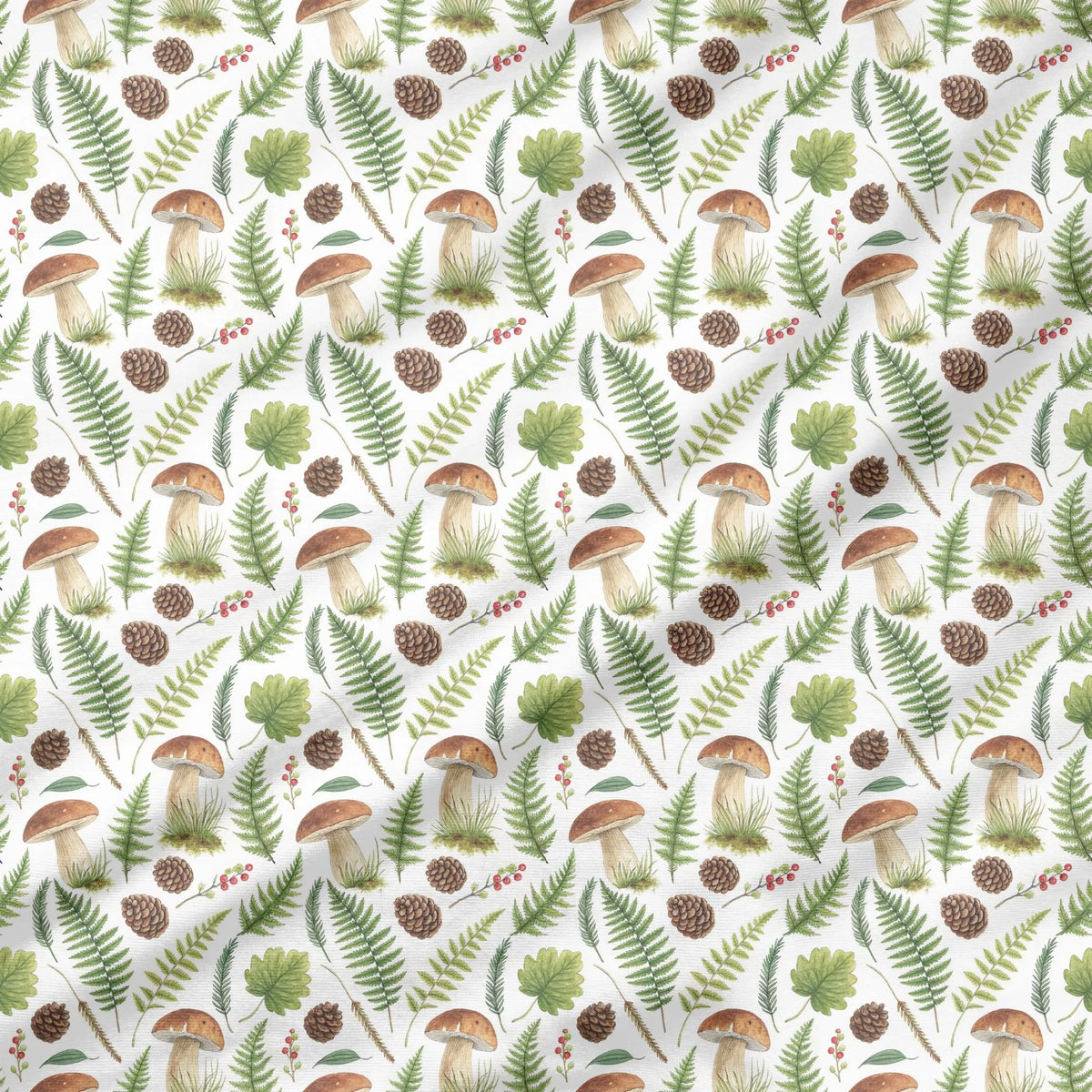 40 Pieces of Winter woodland Printed Percale Cotton Fabric (CHP004)