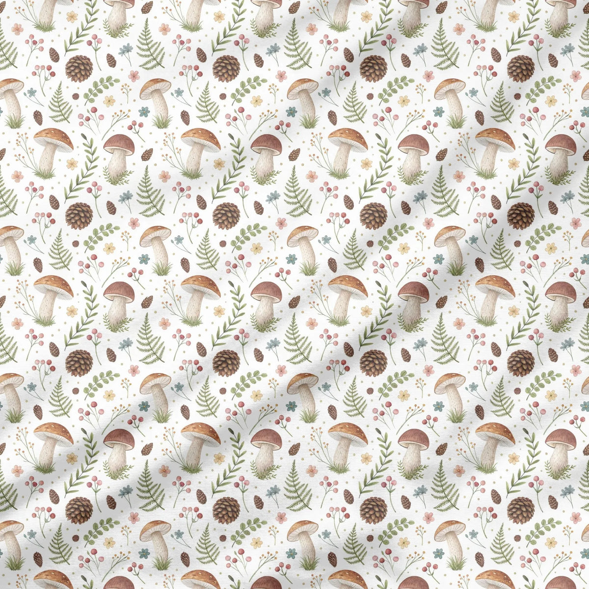 40 Pieces of Winter woodland Printed Percale Cotton Fabric (CHP004)