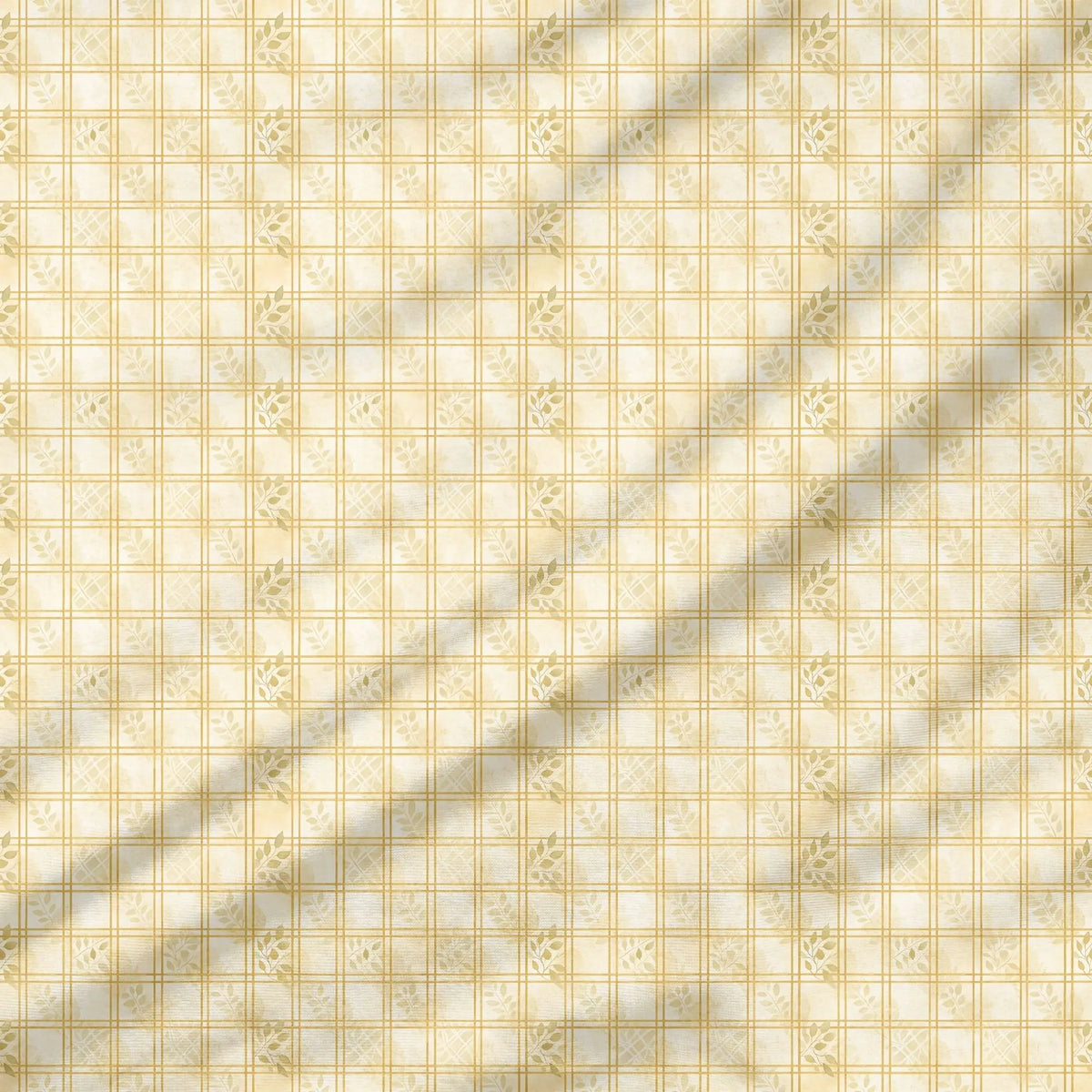 40 Pieces of yellow vintage Printed Percale Cotton Fabric (CHP002)